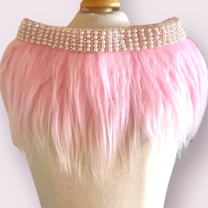 Furry Glam Neck Collar Wrap