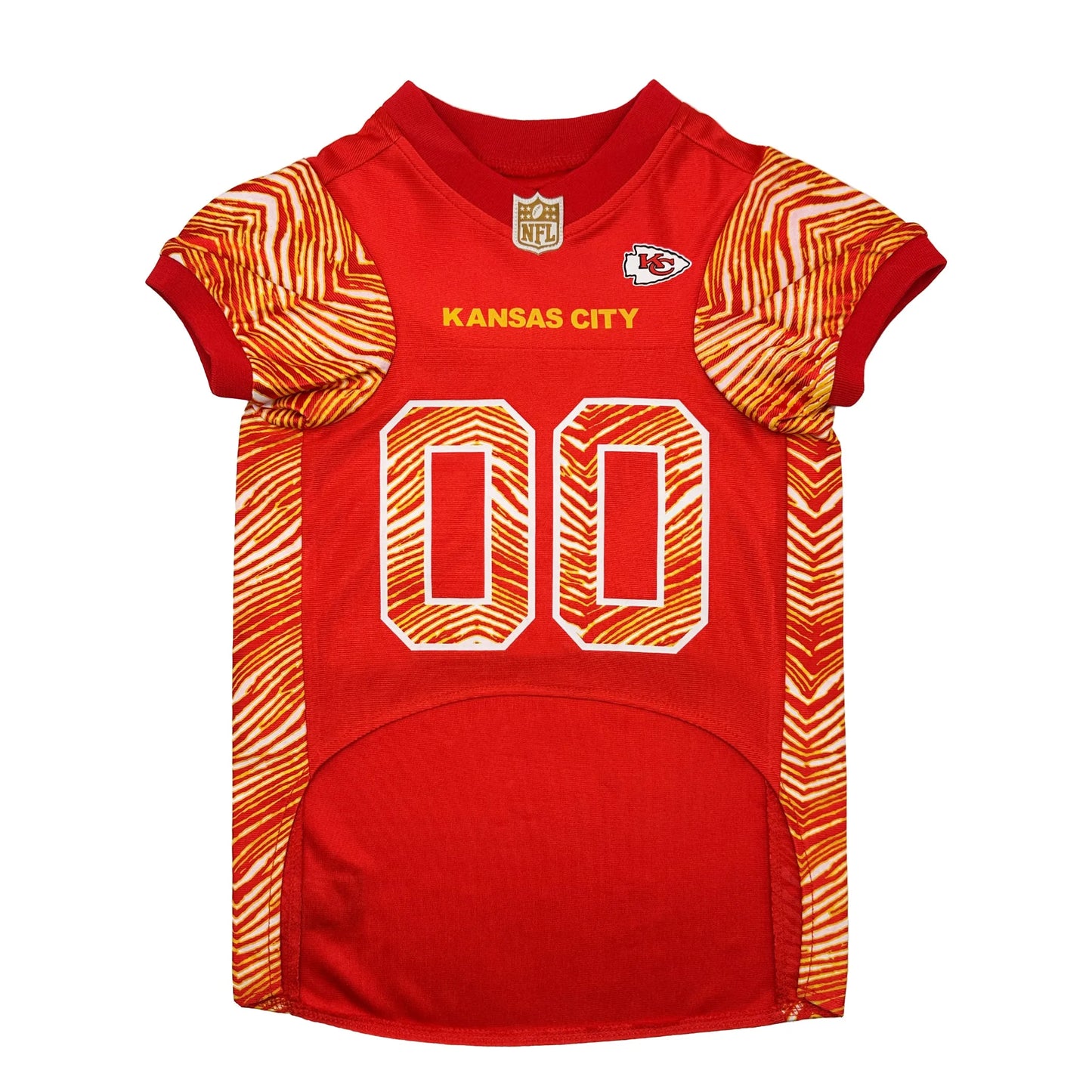 Kansas City Chiefs Zubaz Pet Jersey (Copy)
