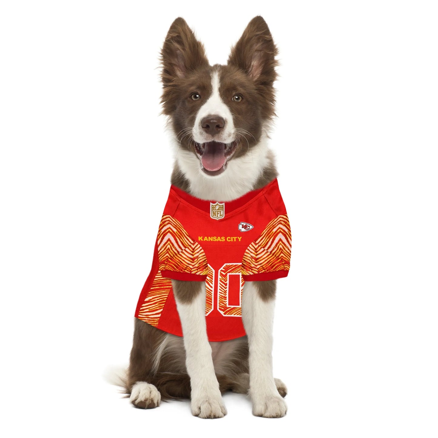 Kansas City Chiefs Zubaz Pet Jersey (Copy)