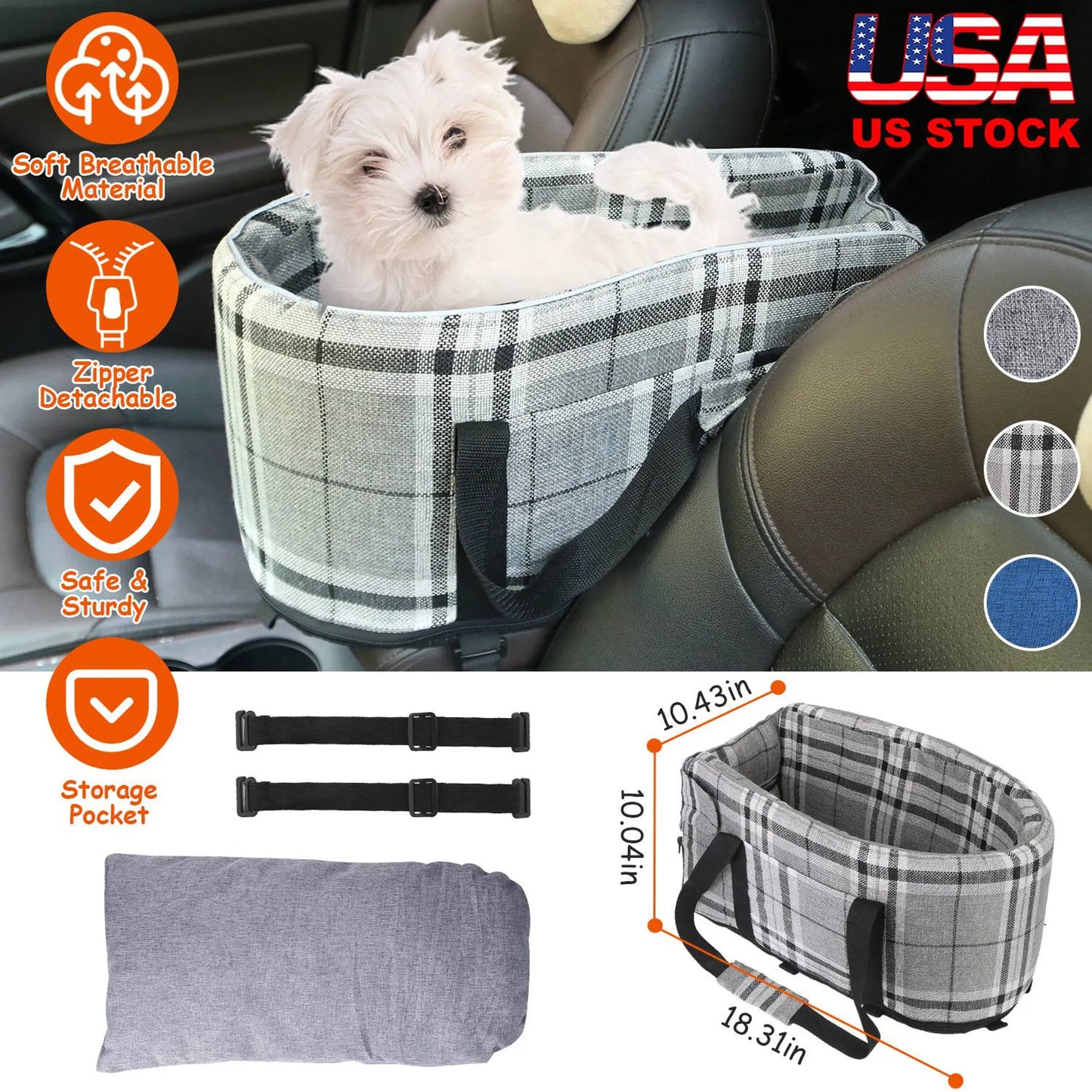 Console Pet Car Seat
