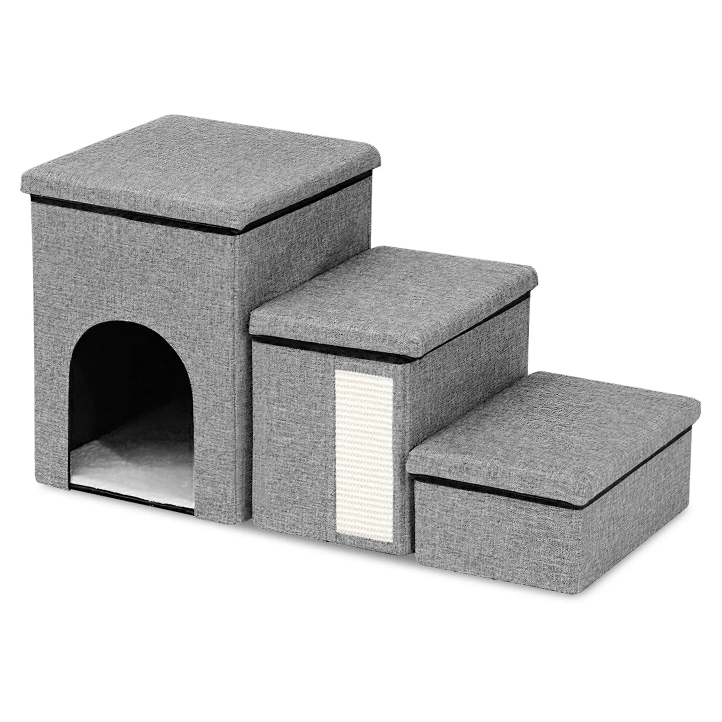 3 Step Pet Stair 4-IN-1 Foldable Dog Ramp