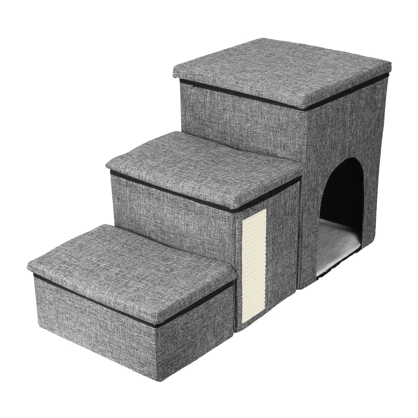 3 Step Pet Stair 4-IN-1 Foldable Dog Ramp